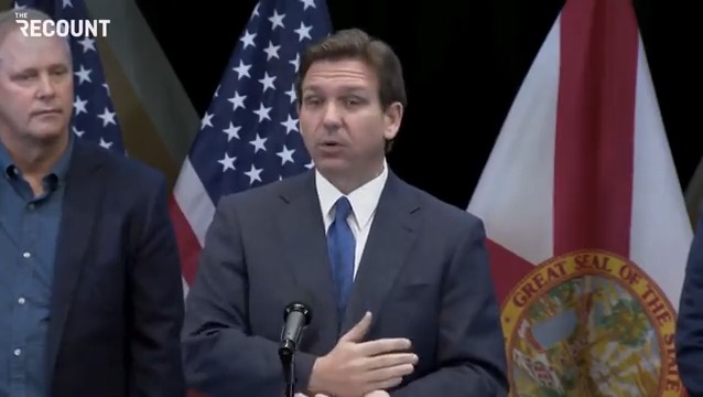 While ramping up his fight against Disney, Gov. Ron DeSantis (R-FL) relays a suggestion to build a “state prison” next to Disney World.