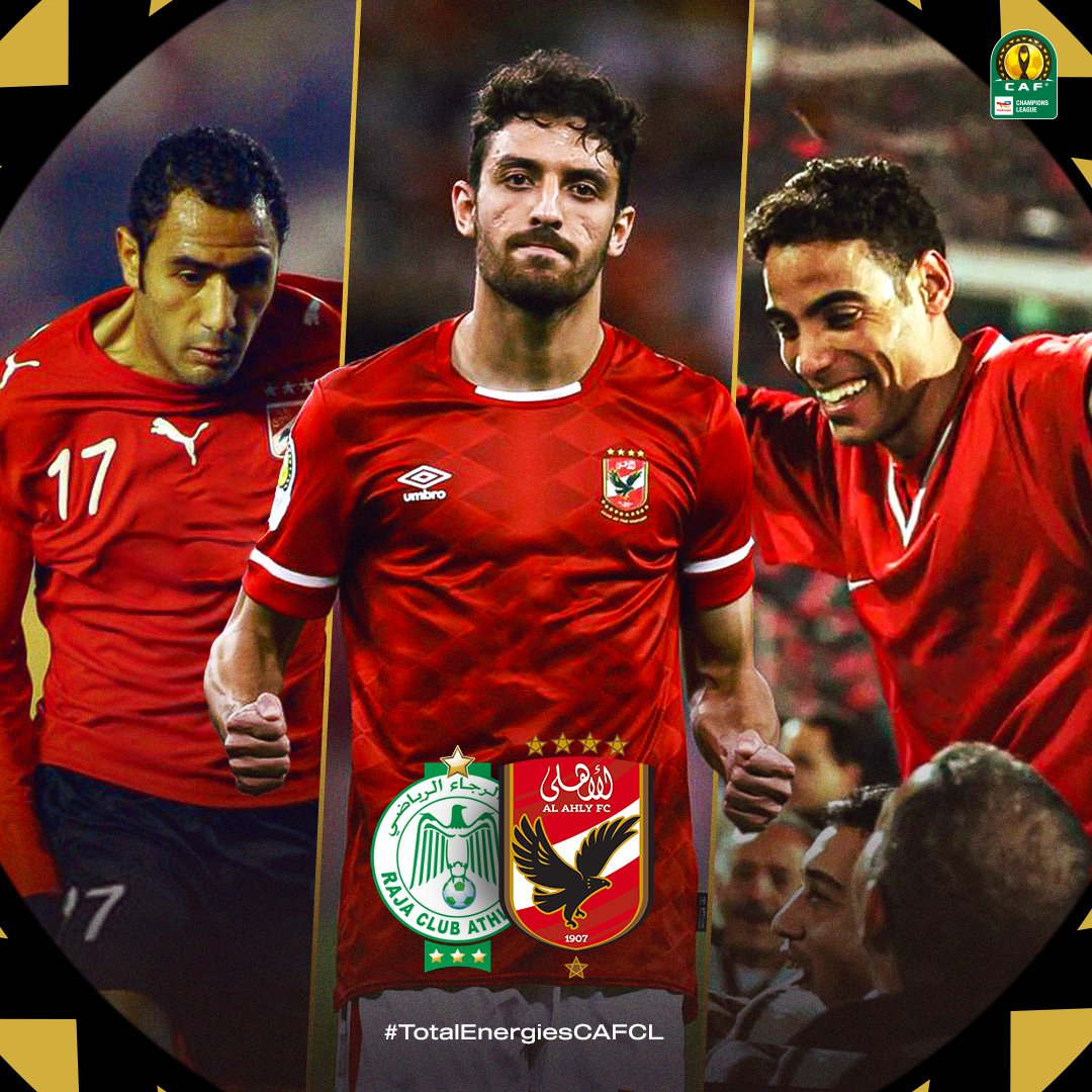 Lovely النادي الأهلي goals past Raja CA throughout history! 🤩 Will we be seeing better ones in this weekend's #TotalEnergiesCAFCL quarters? 🔥