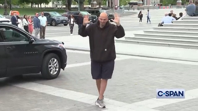 NEW: Sen. John Fetterman (D-PA) is back on Capitol Hill after a two-month absence for depression
