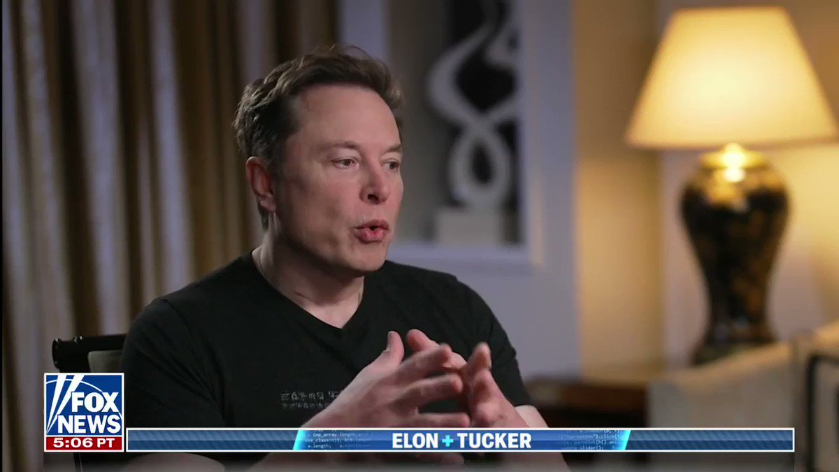 .Elon Musk talks regulating artificial intelligence with Tucker Carlson Tune in now