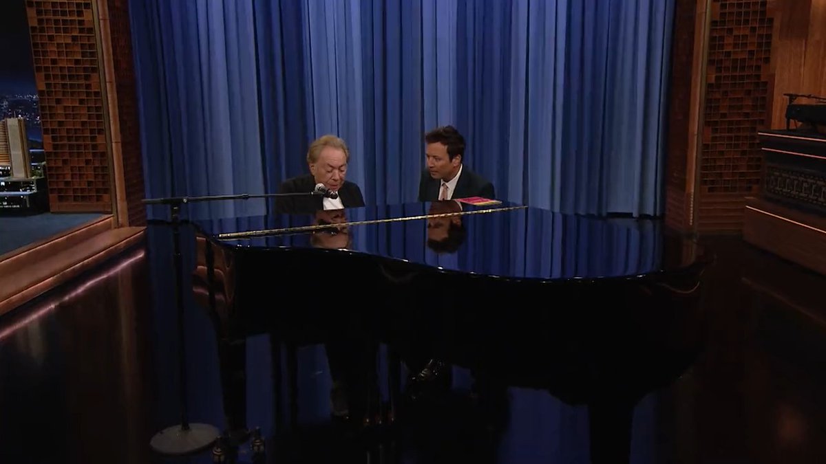 .Andrew Lloyd Webber showcases his piano skills with a medley of his greatest hits. #FallonTonight