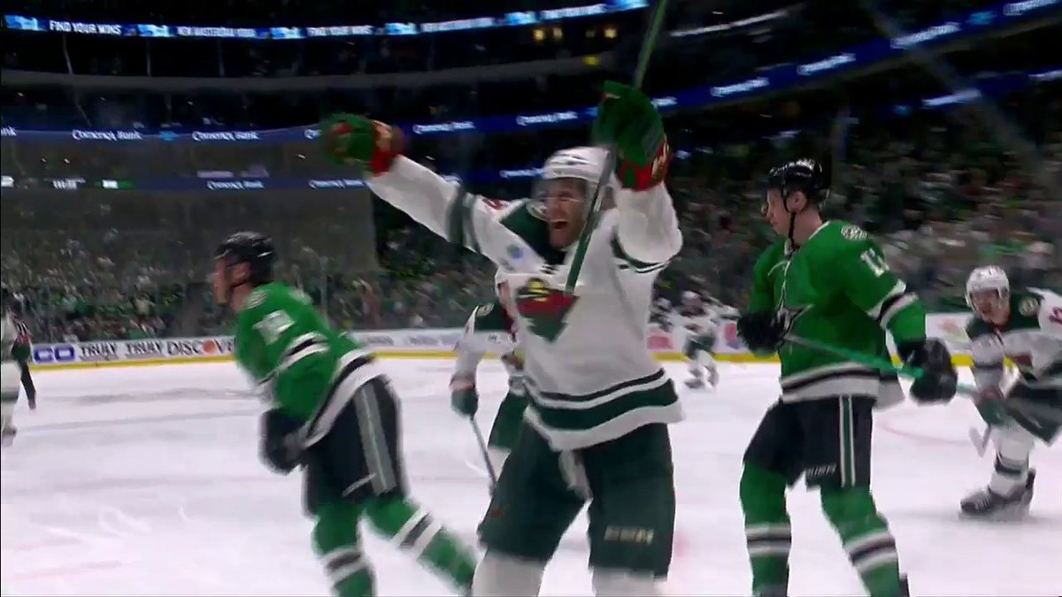 HARTZY FOR THE WINNNNNN #MNWILD take Game 1⃣