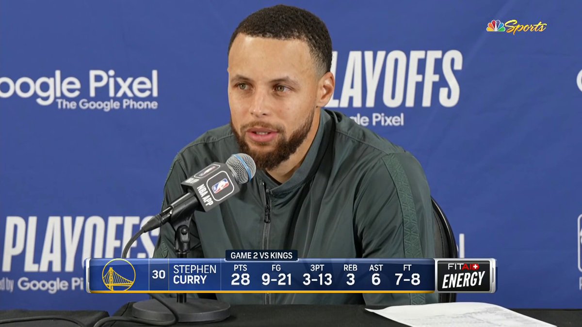 Steph explains how the Warriors are approaching being down 2-0 in the series