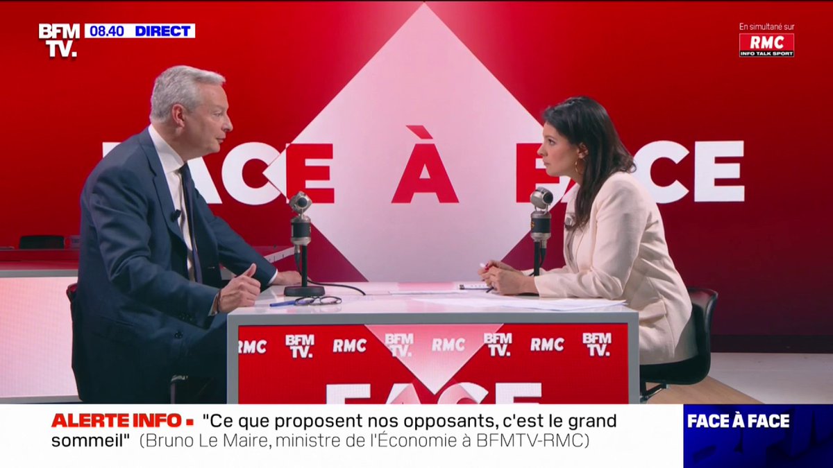 🔴⚡️ Pour Bruno Le Maire, « nos compatriotes en ont ras-le-bol de la fraude » : « ils ont aucune envie de voir que des personnes peuvent bénéficier d'aides, le renvoyer au Maghreb ou ailleurs ».