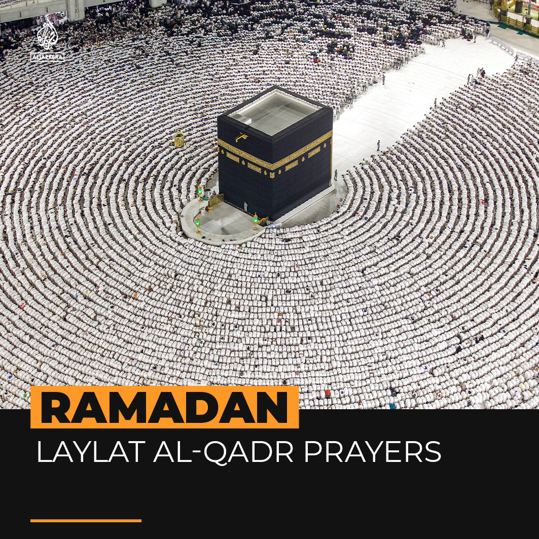 Muslim worshippers around the world gathered to pray on the 27th night of Ramadan, observing the holiest night of the month known as “the night of power” or Laylat Al-Qadr 🌙