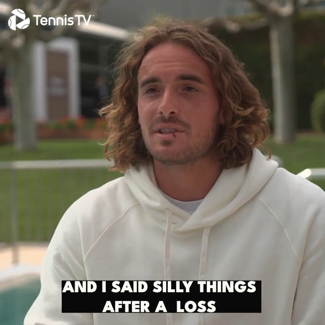 From Stef to Andrey 🙏 @steftsitsipas is full of praise for Andrey Rublev after his Monte-Carlo title victory! #BCNOpenBS