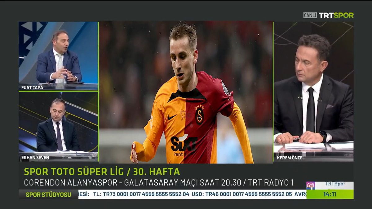 🗣Fuat Çapa | Kerem Aktürkoğlu, bu yıl daha komple bir futbolcu olmaya başladı. Icardi ile saha içerisinde çok uyumlu...
