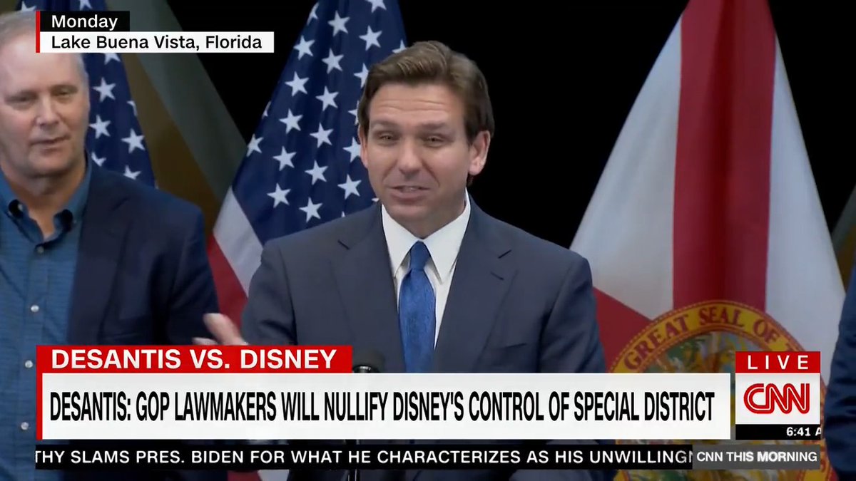 Florida Gov. Ron DeSantis has threatened to build a prison or a competing theme park near the Magic Kingdom or raise taxes on Walt Disney World to retaliate against the company for resisting a state takeover of its special taxing district