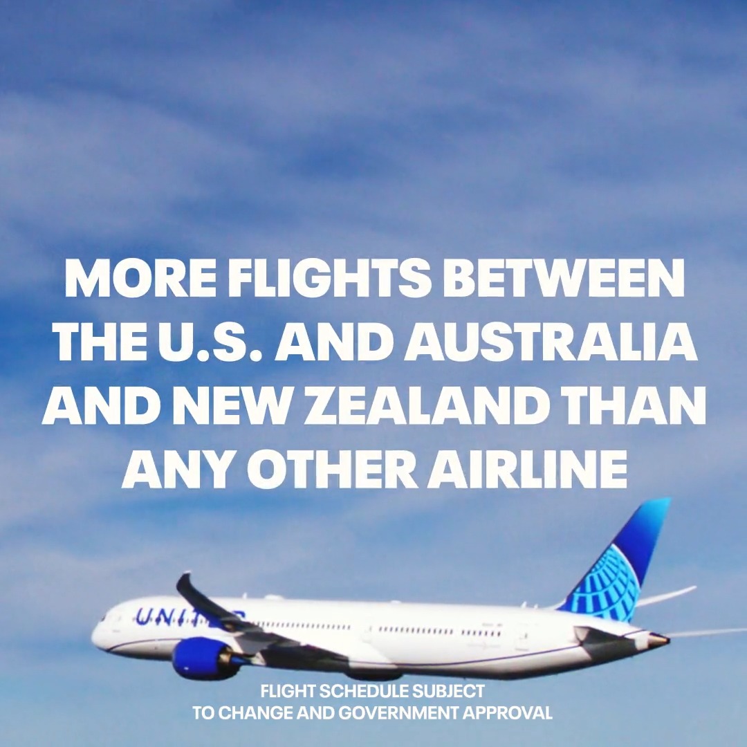 New. Routes. San Francisco - Christchurch, New Zealand begins Dec 1 Los Angeles - Auckland, New Zealand begins Oct 28 Los Angeles - Brisbane, Australia begins Nov 29 More flights between the U.S. and 🇦🇺 &amp; 🇳🇿 than any other airline in the world ➡️