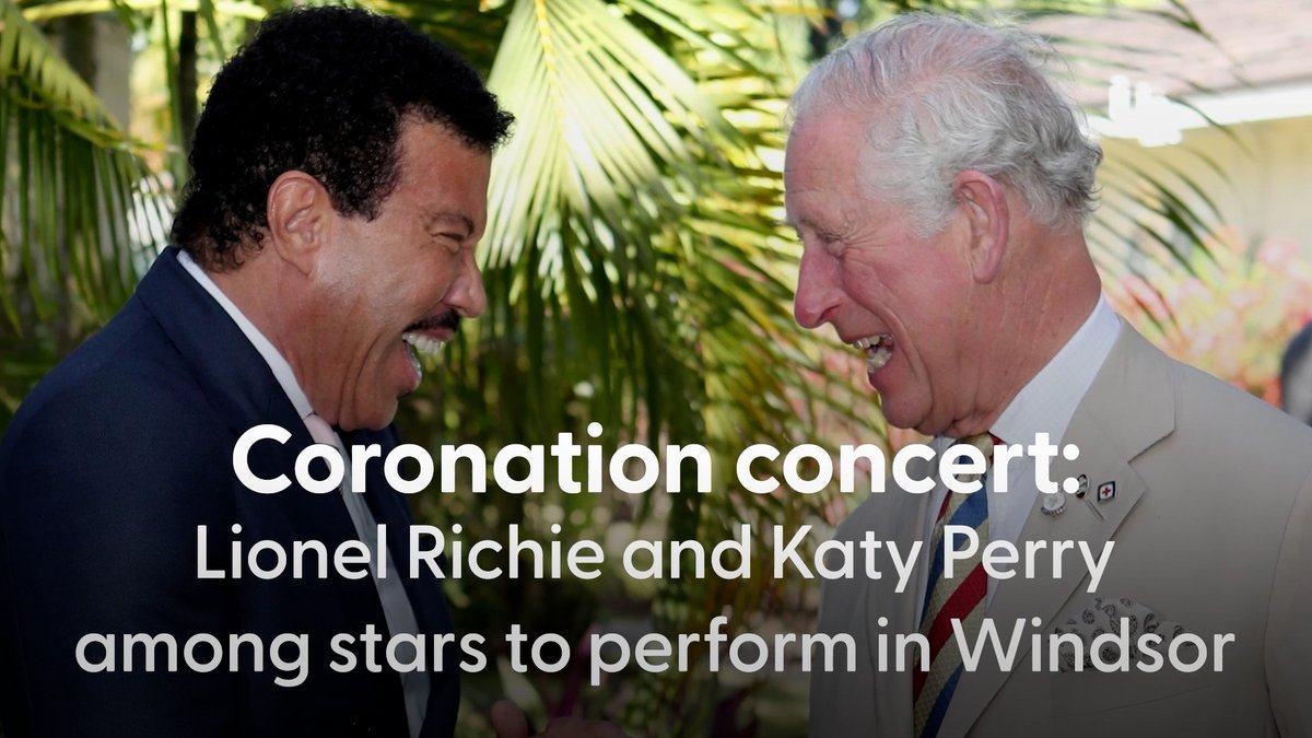 Take That, Katy Perry and Lionel Richie are among the musical stars who will perform at the Coronation Concert to celebrate the crowning of the King and Queen Consort, the BBC has announced.