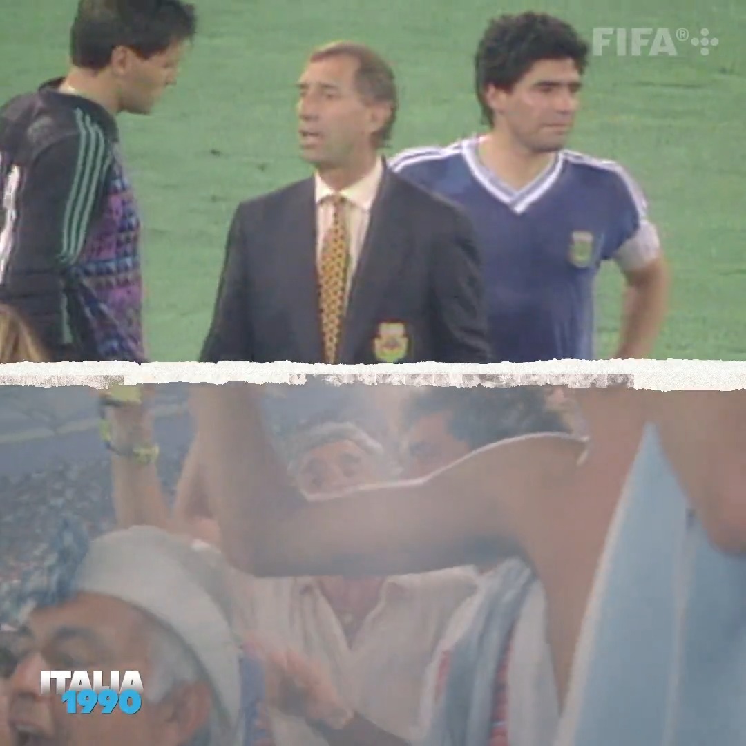 Ufff, esto que publicó FIFA sobre el paso de los Mundiales de Argentina desde Italia 1990 a Qatar, es brutal. Pelos de punta. 🥹🇦🇷