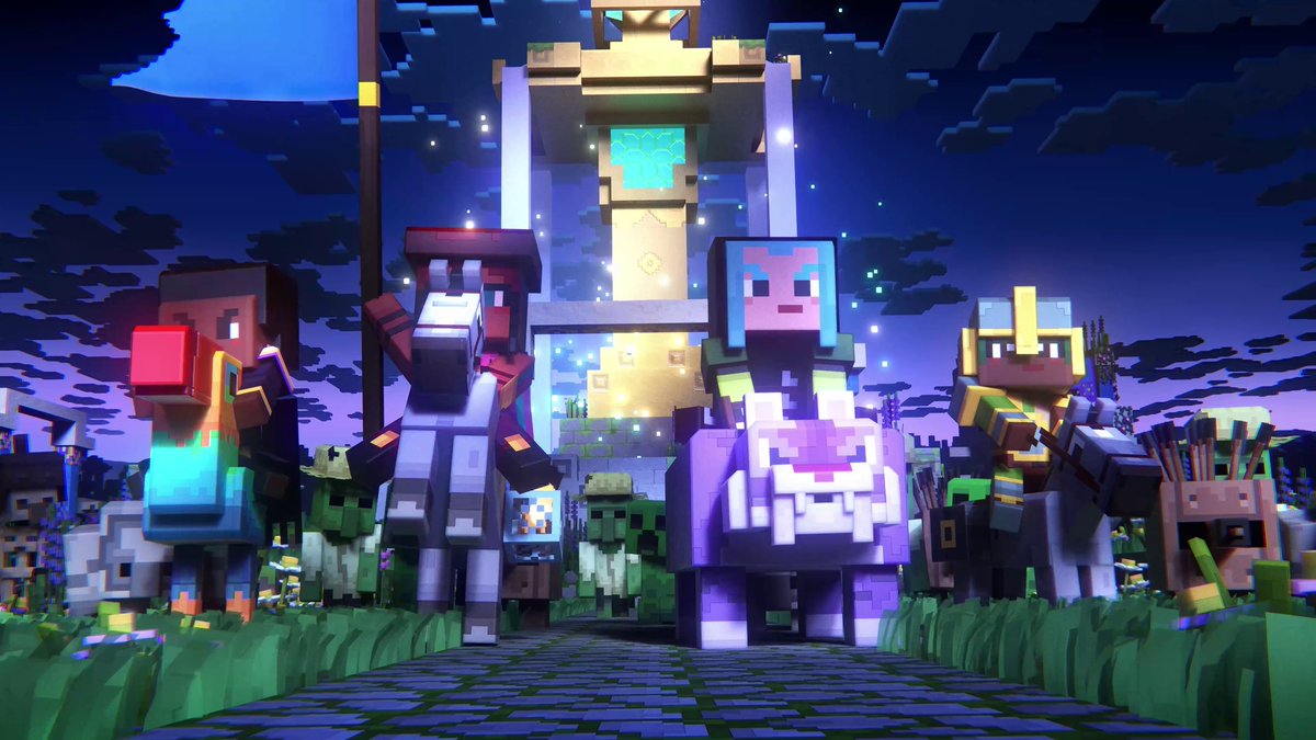 Welcome to #MinecraftLegends. Step into a lush and stunning Overworld to help fight against the piglin Nether corruption. Are you the hero the Overworld needs? Start your legend now!