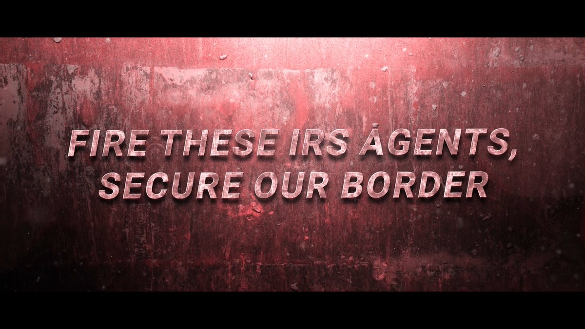 A #TaxDay reminder that Joe Biden is supercharging the IRS. As president, we'll fire Biden’s new IRS agents and hire at least 25,000 new Border Patrol and ICE agents.