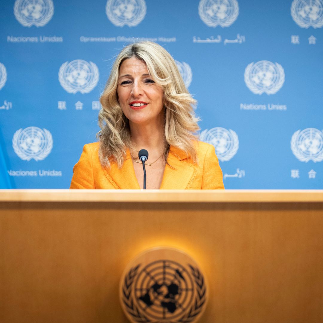 Una economía más democrática, arraigada en el territorio y fuerte ante las crisis es posible. Hoy he podido poner en valor la Economía Social ante la ONU en Nueva York.