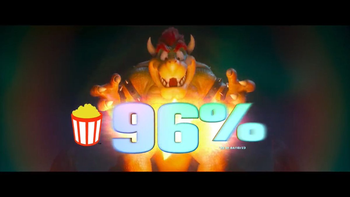 The audience has spoken. #SuperMarioMovie