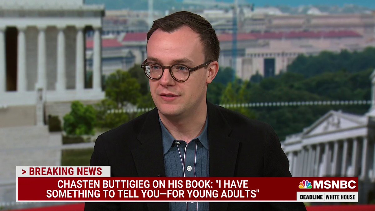 "If you're just a person who cares about the future of the country and the protections that are there aren't there for LGBTQ people, you gotta get off the couch, you gotta do more than post a rainbow on social media" - Chasten Glezman Buttigieg w/ Nicolle Wallace