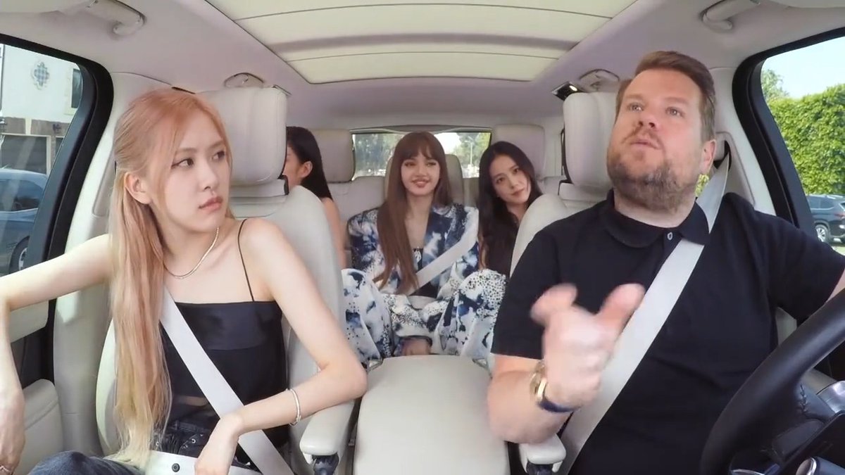 James and BLACKPINKOFFICIAL come up with some #SpiceGirls-inspired alter egos during #BLACKPINKCarpool