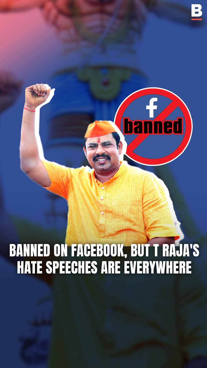 #TRajaSingh was tagged by the Meta platform as a “dangerous personality”. But Ex BJP MLA T Raja's speeches are on every platform. What makes him so viral? #TRajaSingh Also Read: