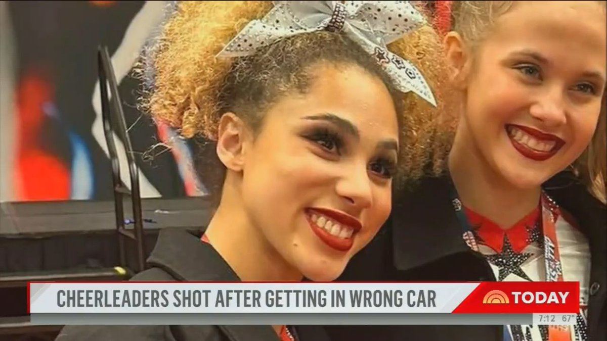 Another shooting over seemingly nothing. Following the stories of Ralph Yarl and Kaylin Gillis, two high school cheerleaders in Texas were shot in a grocery parking lot after she mistakenly got in the wrong car. "He pulled out a gun and just started shooting at all of us."