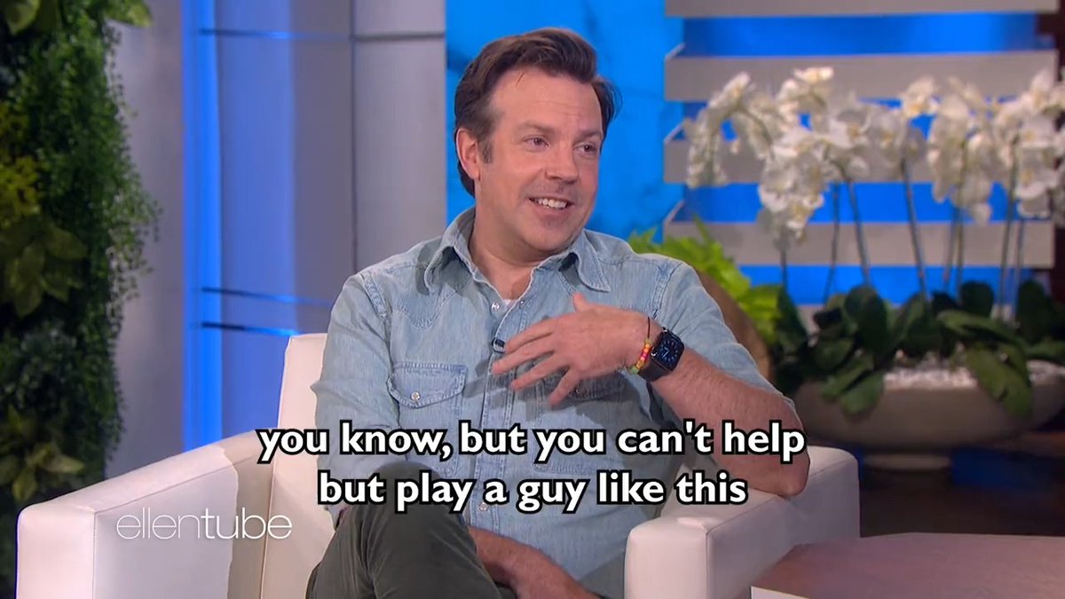Ted Lasso stopped by to talk about #TedLasso.