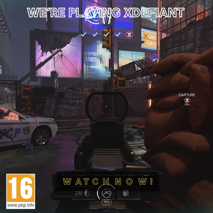 Ubisoft News is streaming XDefiant gameplay right now! Watch for 30 minutes to get access to the Closed Beta yourself!