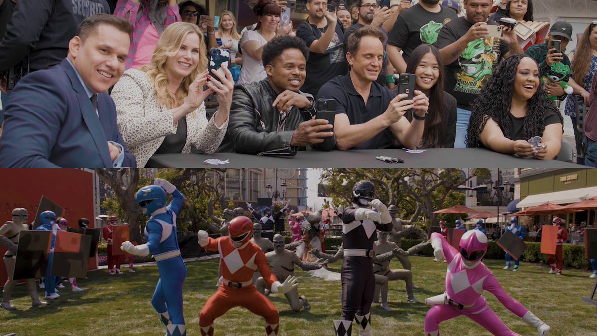 To celebrate the launch of Mighty Morphin Power Rangers: Once &amp; Always, we surprised the actors with a few familiar faces.