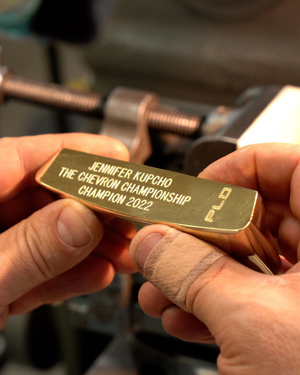 Kupcho’s Kushin in SOLID gold. 😍 Hear Jennifer Kupcho's thoughts on joining the Vault as a major champion and what she likes about her #PLD putter. 🏆 #PlayYourBest
