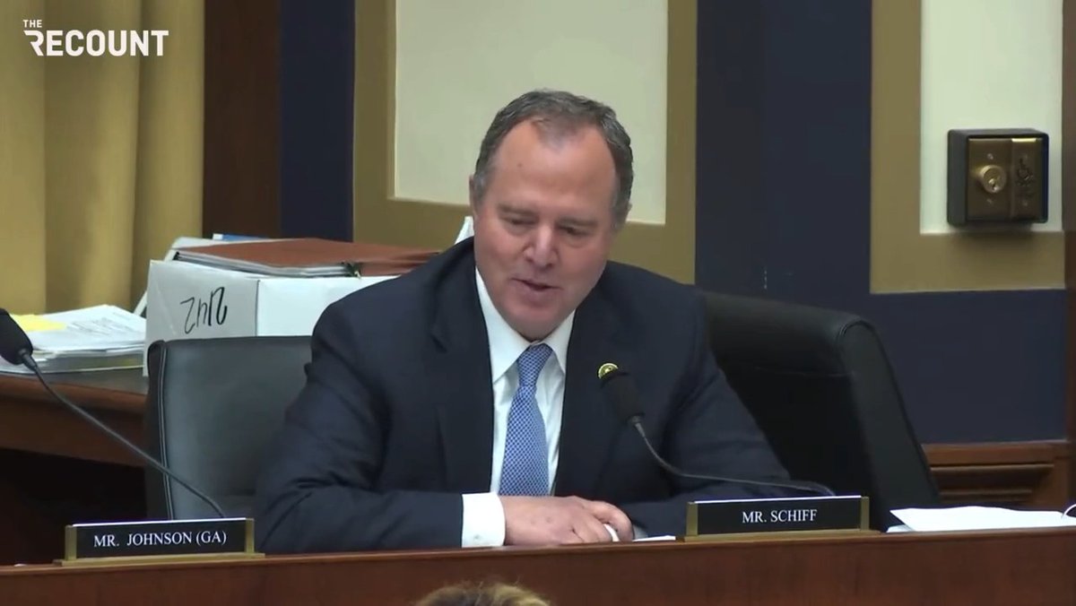 Rep. Adam Schiff (D-CA) responds to Rep. Mike Johnson (R-LA) blaming Biden for the rise of dictators: “It wasn’t a Democrat as president who was exchanging love letters with Kim Jong Un … and said that he trusted the Russian dictator more than his own intelligence agencies.”