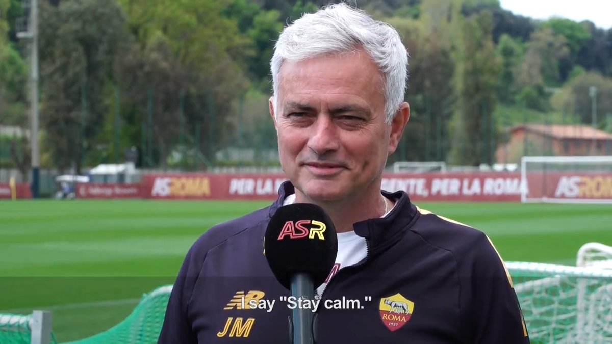 💬 “We can’t wait for the match to start.” 🎙️ José Mourinho previews tomorrow’s second leg match against Feyenoord! 👊 #ASRoma #UEL #RomaFeyenoord