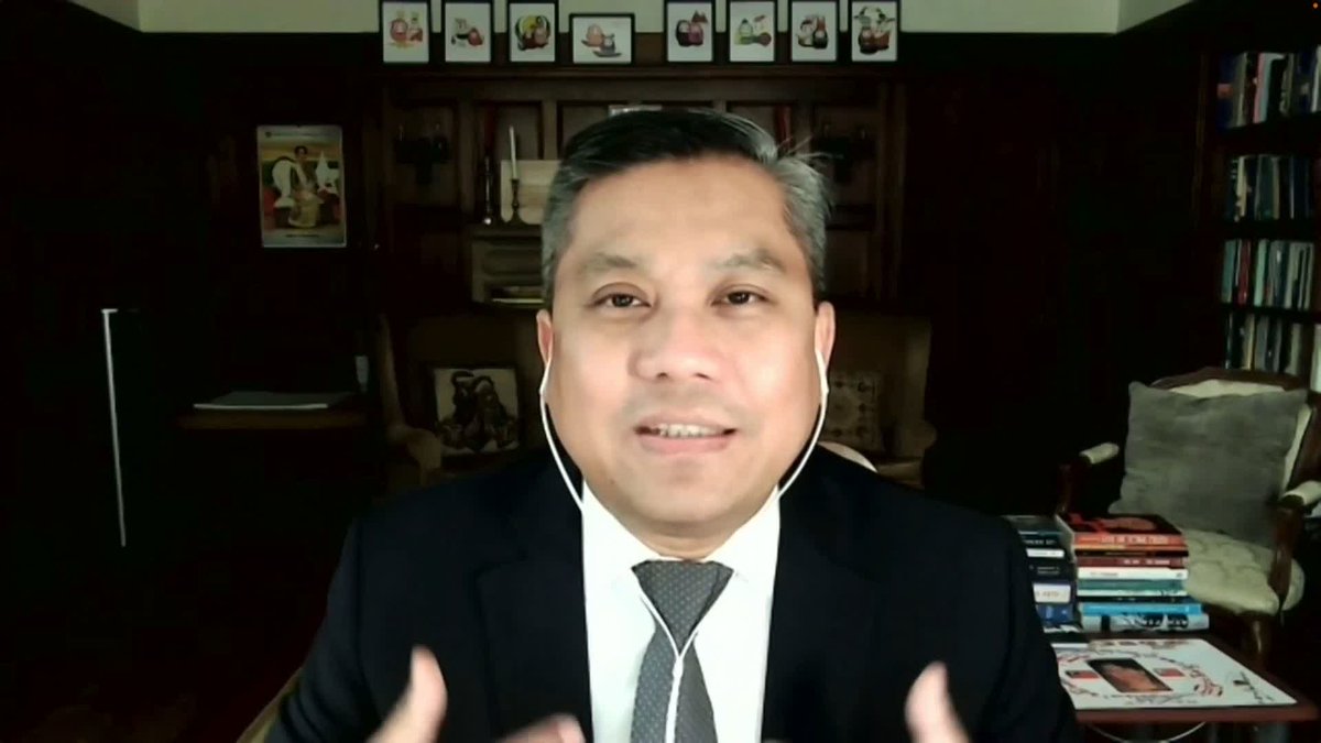 'We all are resolute to end this military dictatorship', Myanmar's Permanent Representative to the UN tells Krishnan Guru-Murthy.