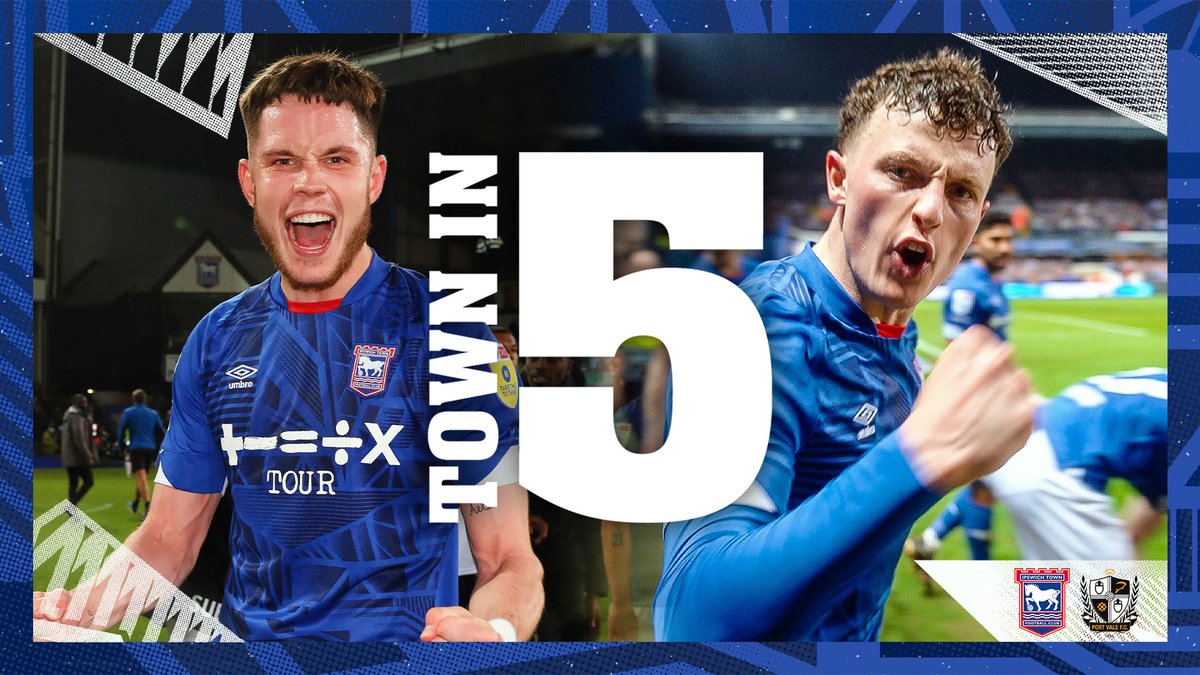𝗧𝗢𝗪𝗡 𝗜𝗡 🖐 An alternative look back at last night’s victory against Port Vale. #itfc