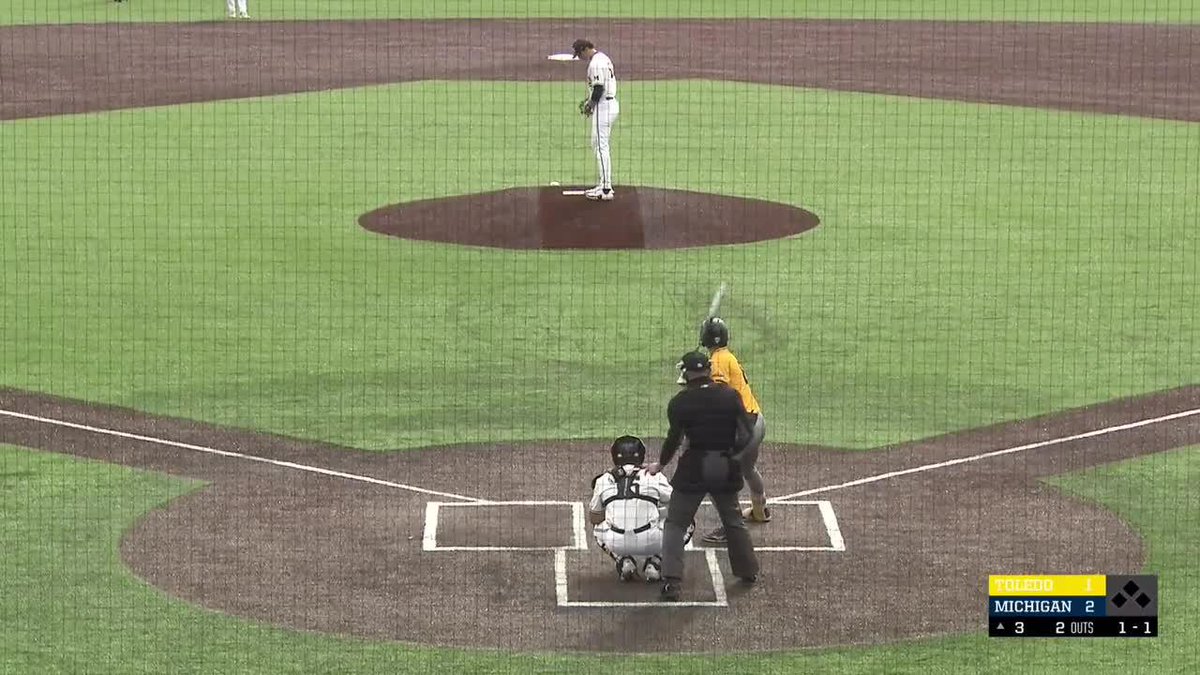 GRAND SLAM!! Joey Velazquez with the 372' home run!! #GoBlue
