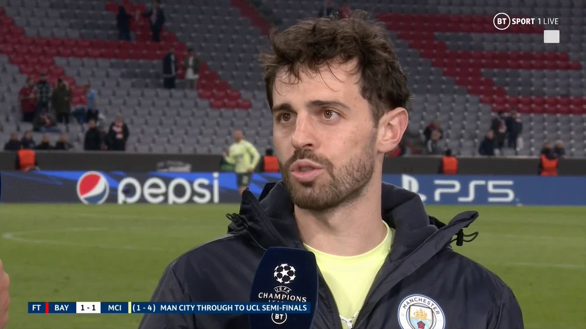 É sempre bom ouvir Bernardo Silva falar de futebol.