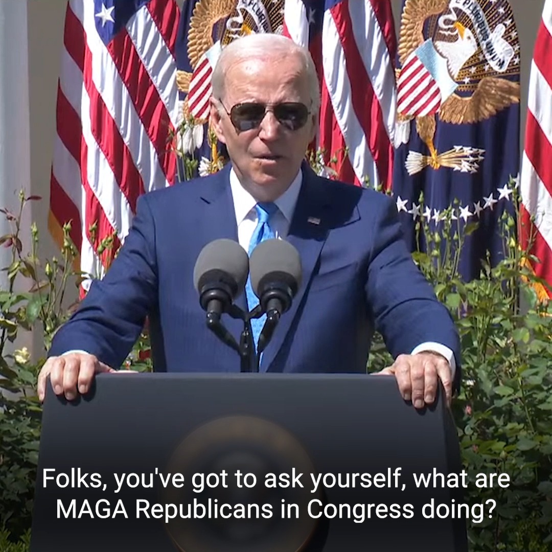 You’ve got to ask yourself, what are MAGA Republicans in Congress doing?