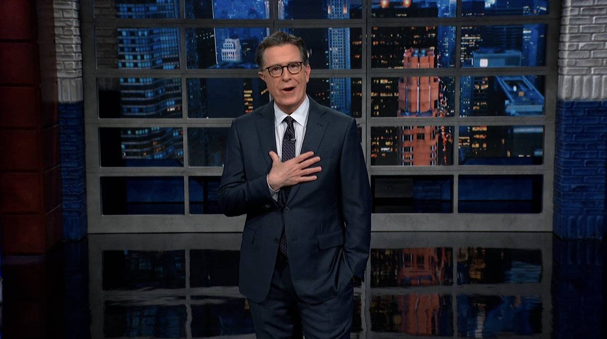 A LATE SHOW EXCLUSIVE: Fox News apologizes for spreading election lies. #Colbert