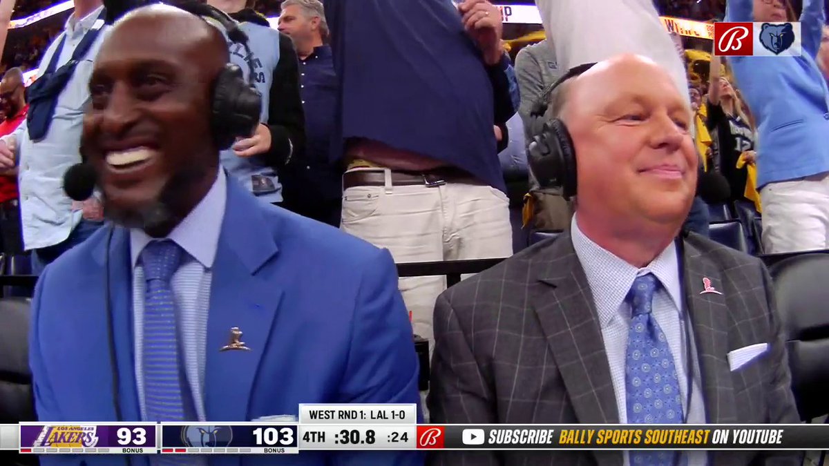 "There's nothing like playoff basketball in Memphis." YAAAAAAAA MANE 〽️