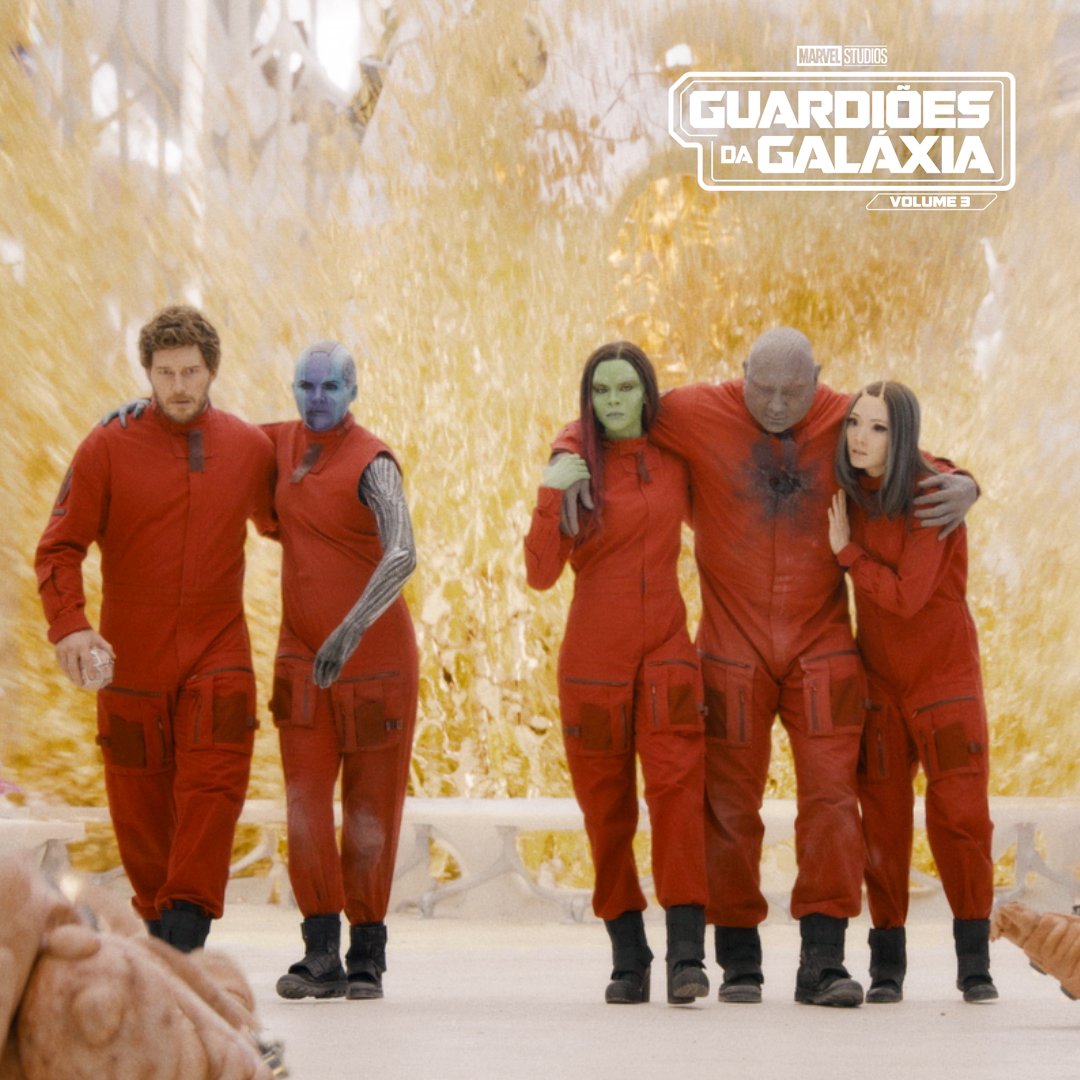 Toda grande turnê chega ao fim. 🌌 Não perca #GuardiõesDaGaláxia Vol. 3, em 4 de maio nos cinemas.