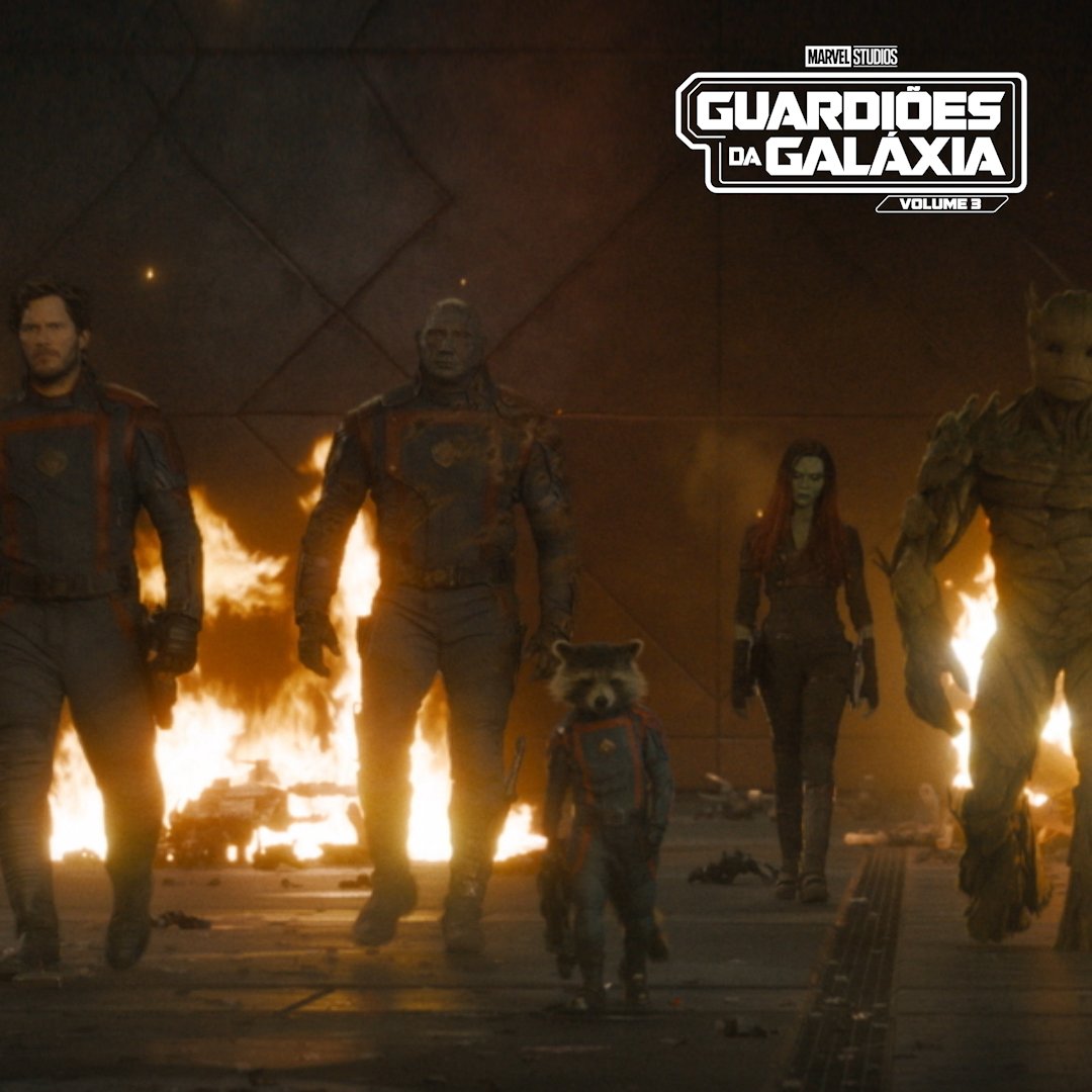 São uma família e ninguém pode negar. 😭 #GuardiõesDaGaláxia Vol. 3, em 4 de maio nos cinemas.