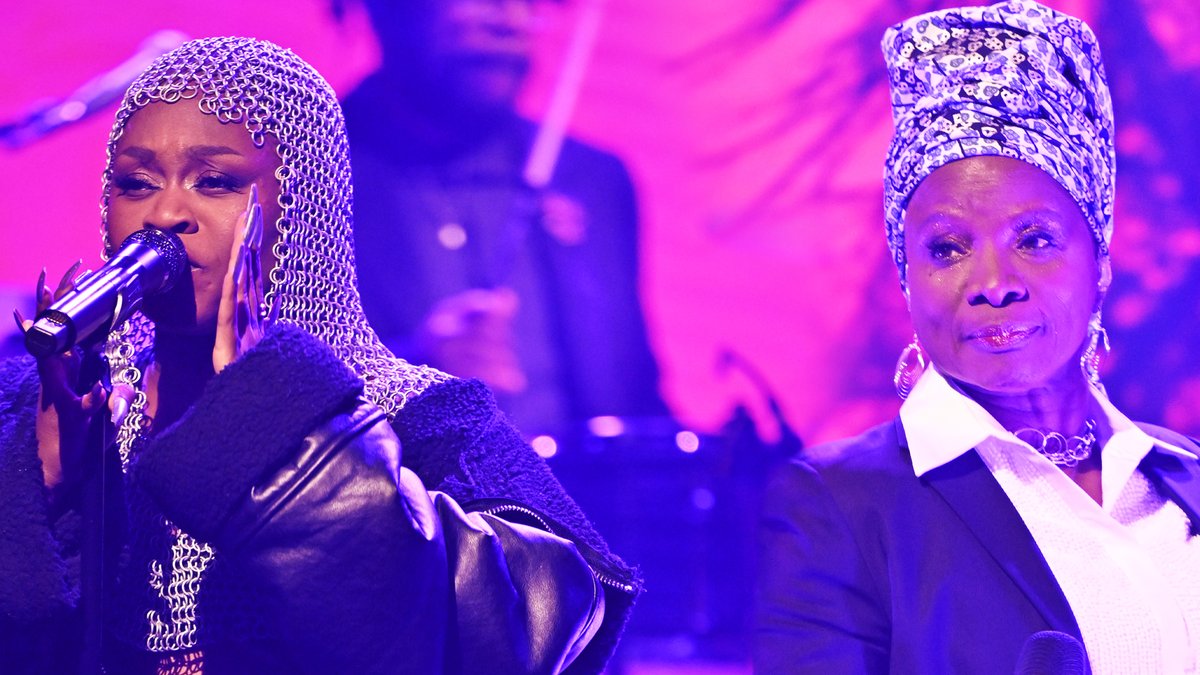 .Sampa The Great ft. Angelique Kidjo and @TheRoots perform “Let Me Be Great” from Studio 6B! WATCH ▶️ #FallonTonight