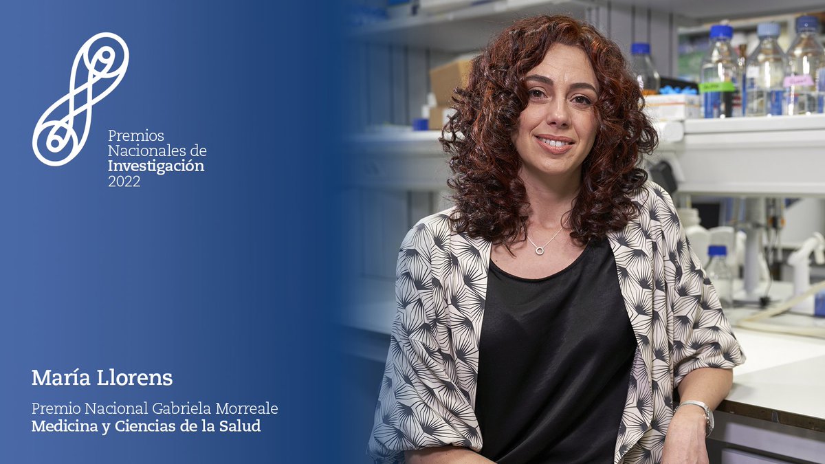 🏆 María Victoria Llorens ha sido premiada por su liderazgo y la calidad de sus aportaciones al área de la neurobiología, que han convertido a su grupo de trabajo en un referente internacional en el estudio de la capacidad regenerativa del cerebro humano. #PNI22