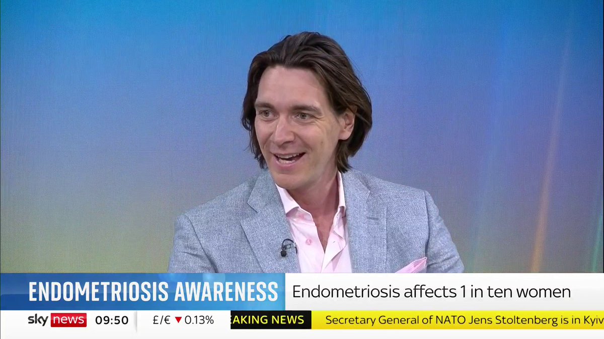 "My wife Annika suffers from Endometriosis". Actor James Phelps is running the London Marathon in support of Endometriosis UK to raise awareness as he says that only "68% of men know anything about it" 📺 Sky 501, Virgin 602, Freeview 233 and YouTube