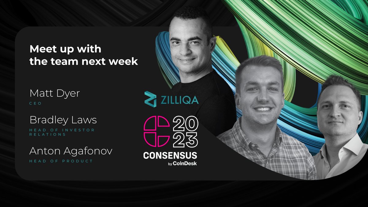 Next week, our own Matt Dyer, Bradley Laws and Anton Agafonov will all be in Austin, Texas for Consensus 2023! The event coincides with the introduction of EVM compatibility to the Zilliqa mainnet- the start of a new era for our blockchain.