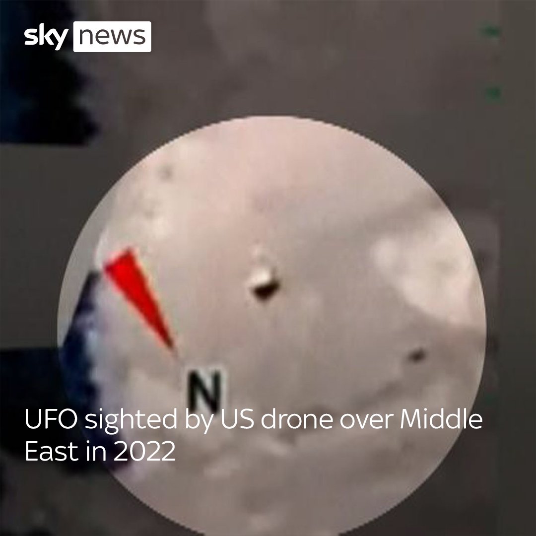 The video was previously marked classified by the government, but has now been released and it shows a fast-moving "metallic orb" travelling over buildings Read more 👉