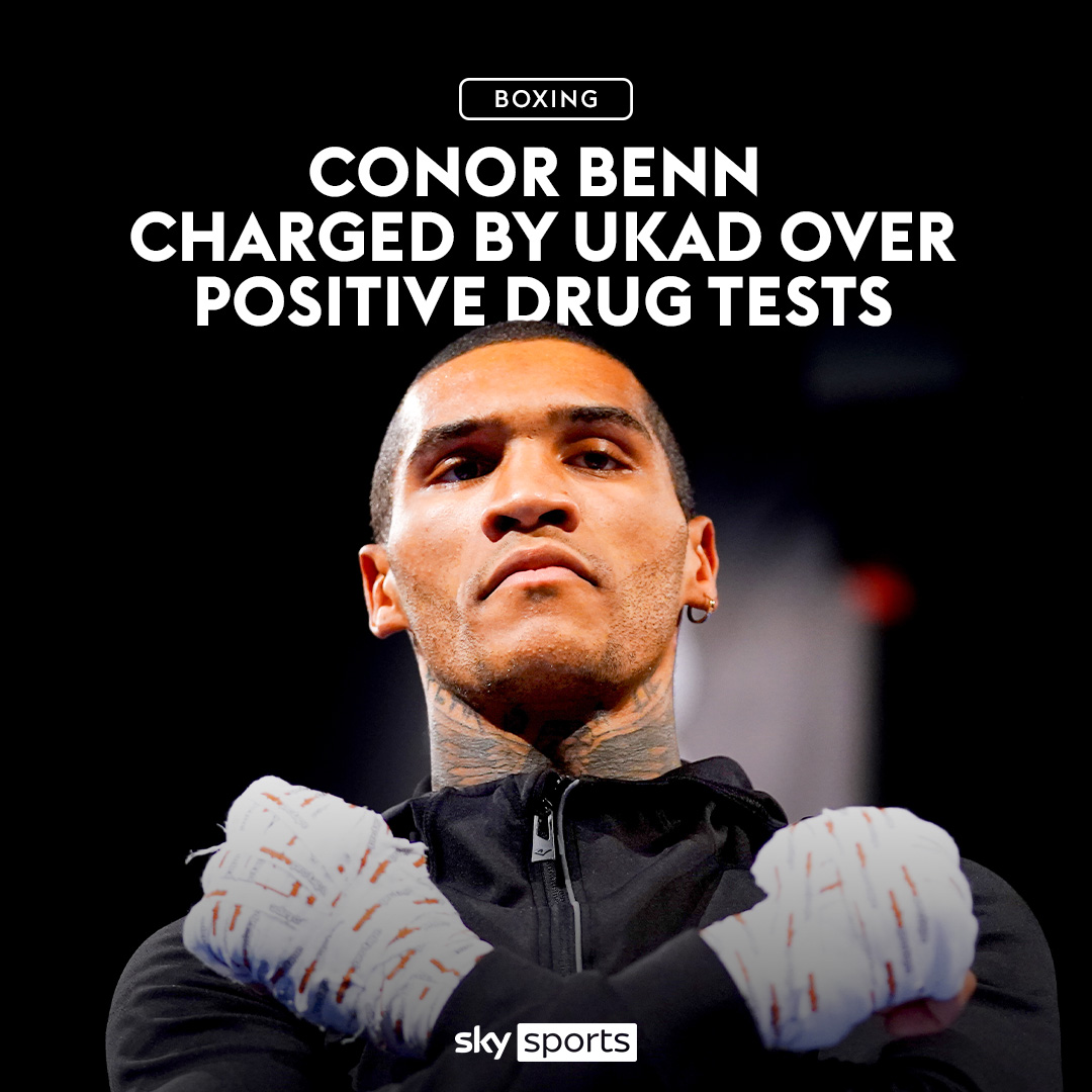BREAKING: The UK Anti-Doping Agency (UKAD) has formally charged Conor Benn over his failed drugs tests and confirmed his worldwide suspension under its rules. 🚨