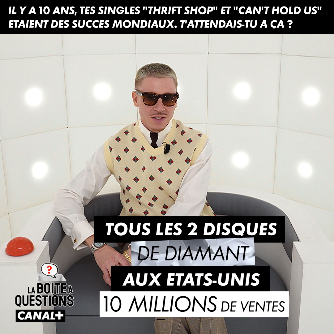 Personne n’est passé à côté des titres « Thrift Shop » et « Can’t Hold Us » 😍 Macklemore revient avec son album #Ben et a enflammé le Zénith de Paris cette semaine.