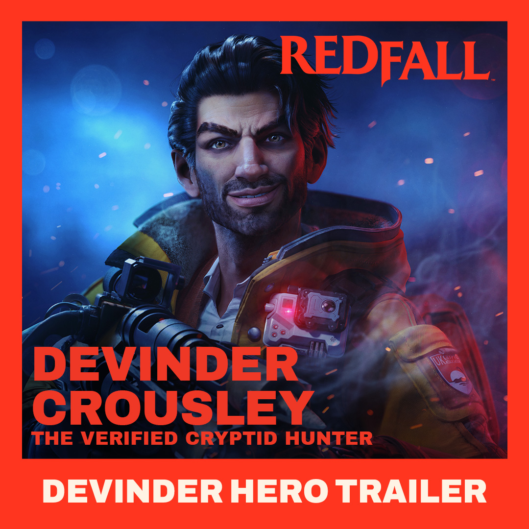 Being a cryptid hunter + influencer during a vampire invasion has its perks. Play as Devinder in Redfall, coming May 2: