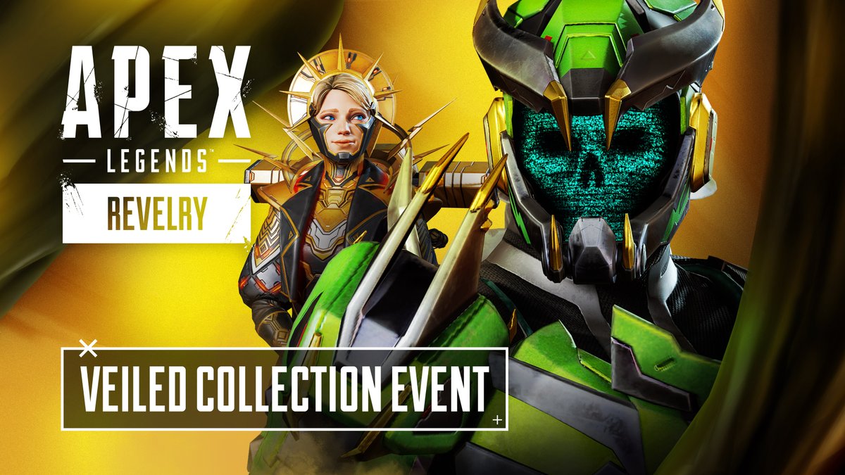 Embrace the mystique of the Veiled Collection Event 🎭 Hop into the new limited-time mode, unlock exquisite cosmetics, and see Caustic's Prestige Skin in action. All this and more lands on April 25! ☣️: