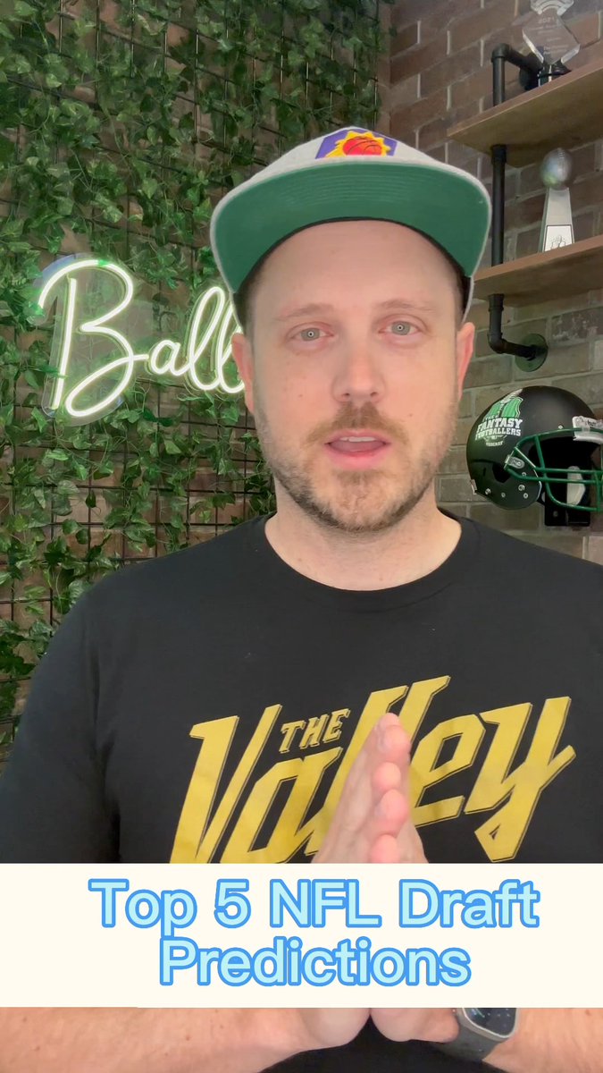 Andy gives his Top 5 NFL Draft Predictions. Would you change any of them?