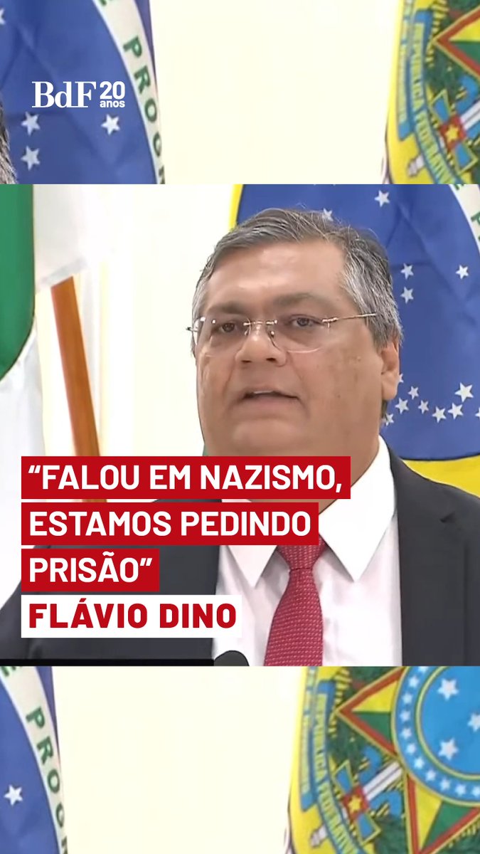 “Falou em nazismo, estamos pedindo prisão” - Flávio Dino A continuidade da Operação Escola Segura foi confirmada nesta quinta (20) pelo ministro da Justiça e Segurança Pública Flávio Dino Segundo Dino, até o momento foram feitas 302 prisões ou apreensões de suspeitos.