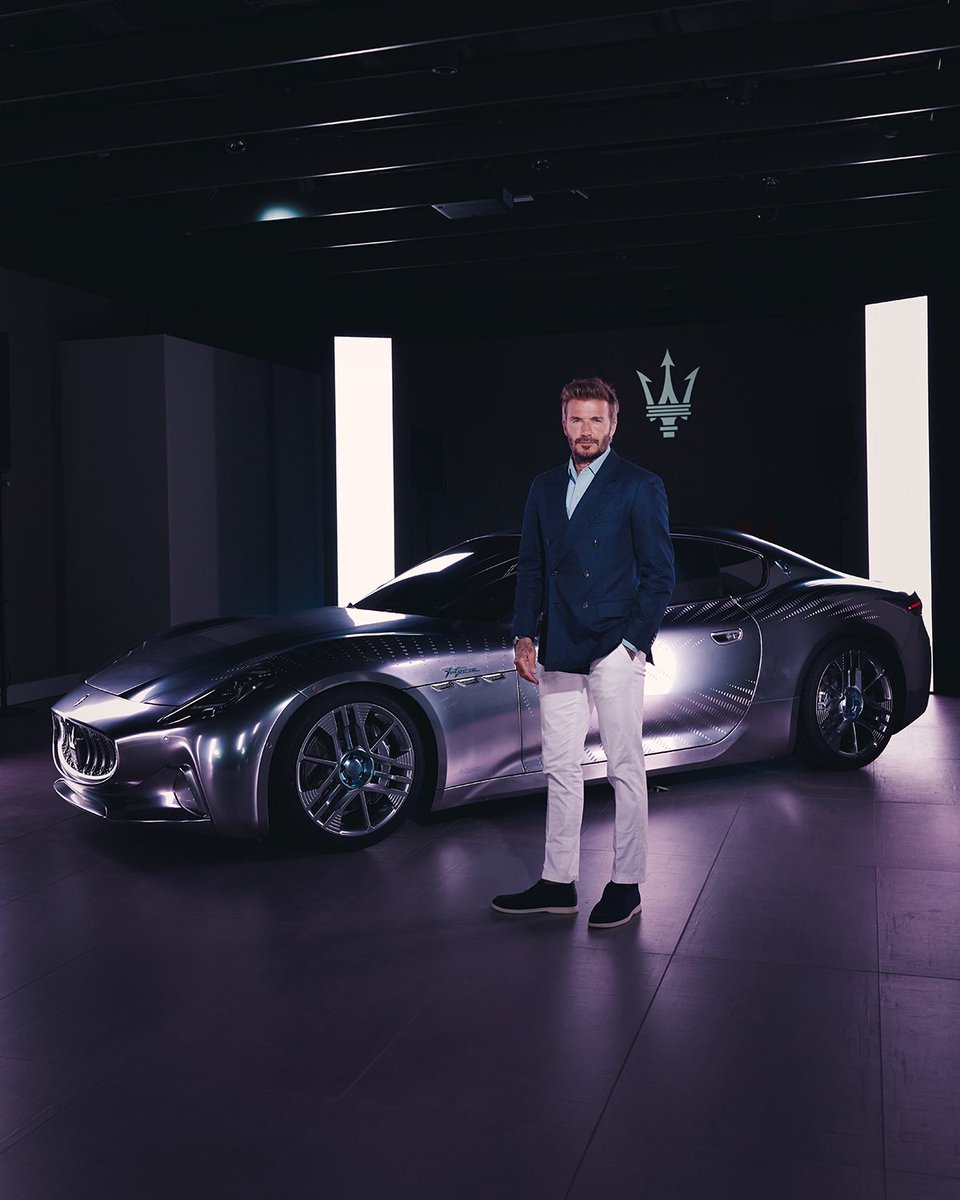 Special guest David Beckham had the first look at the GranTurismo one-off masterpieces Luce and Prisma at Milan Design Week. What's your reaction? #MaseratiGranTurismo #Maserati